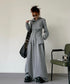 Side Line V-neck Dress